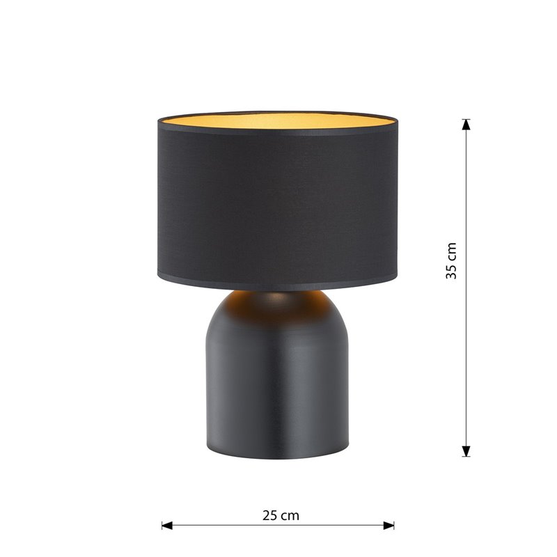 ASPEN LN1 BLACK/GOLD EMIBIG Lampka nocna ASPEN LN1 BLACK/GOLD EMIBIG Lampka nocna