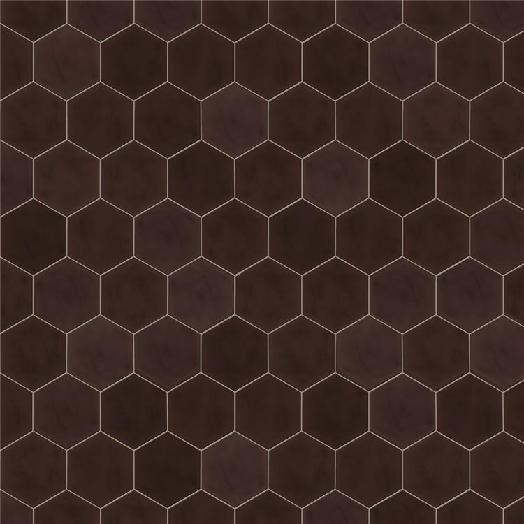 ZERO Hexagono Figuli Garnet 15x17cm VIVES Płytka Porcelanowa