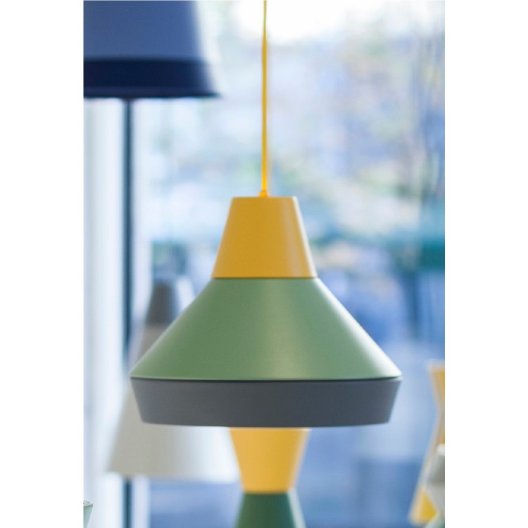 Lampa Cat's Hat Żółto-zielono-szara ILI ILI Grupa Products