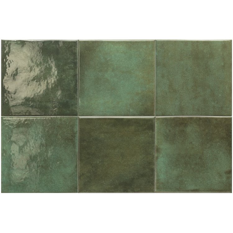 Spa&Pools Moss Green brillo 15x15 cm Equipe płytka porcelanowa