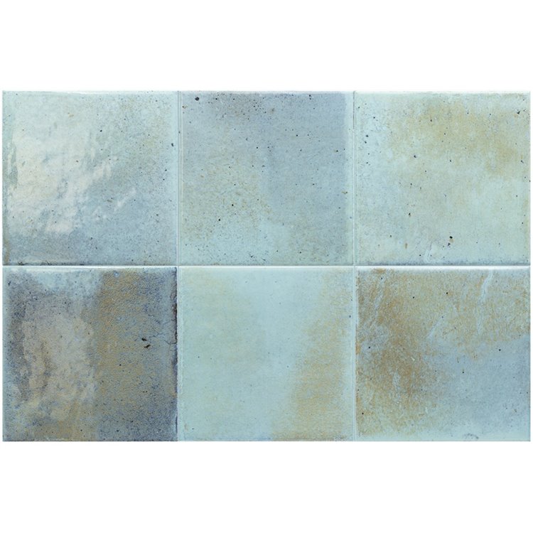 Spa&Pools Sky Blue brillo 15x15 cm Equipe płytka porcelanowa