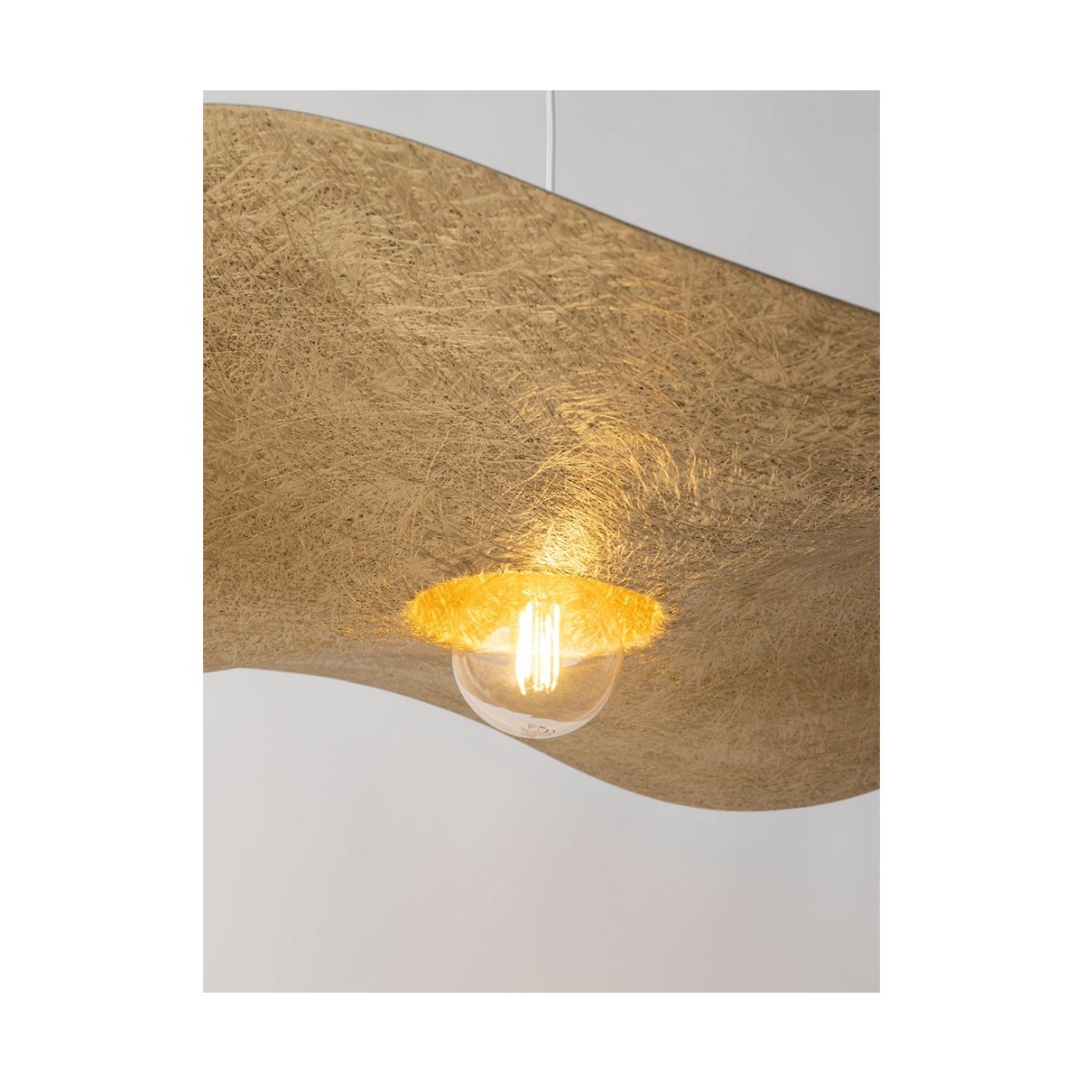 Kapello L biały/złoty ø 76cm SIGMA Lampa wisząca Kapello L biały/złoty ø 76cm SIGMA Lampa wisząca