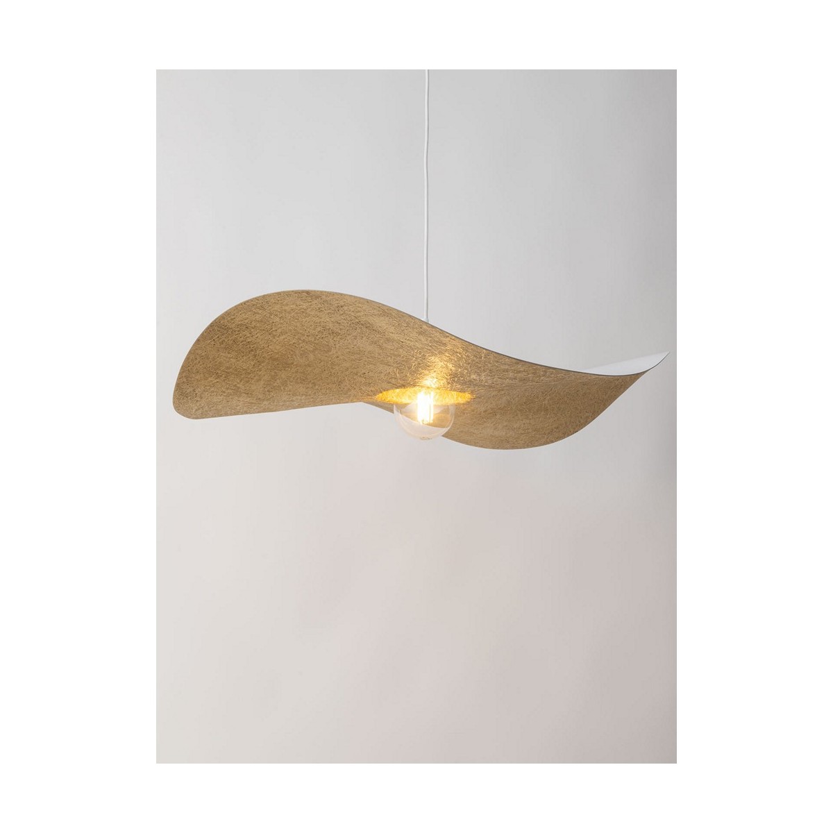 Kapello L biały/złoty ø 76cm SIGMA Lampa wisząca Kapello L biały/złoty ø 76cm SIGMA Lampa wisząca