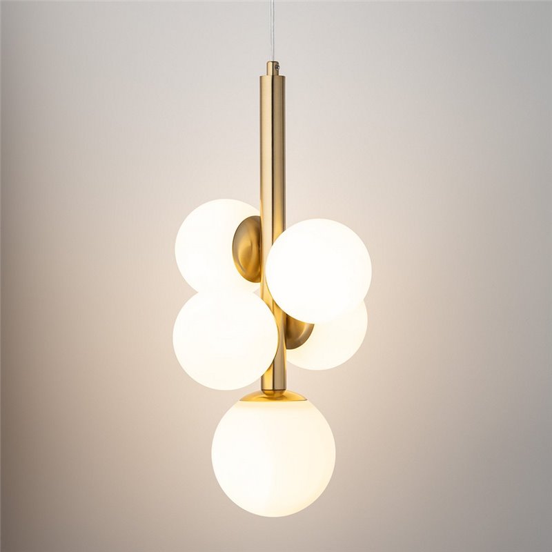 PERLA LUX 5 zwis biały SIGMA Lampa wisząca PERLA LUX 5 zwis biały SIGMA Lampa wisząca