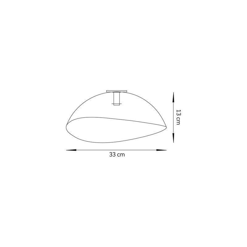 Solaris S srebrny/czarny SIGMA Plafon Solaris S srebrny/czarny SIGMA Plafon