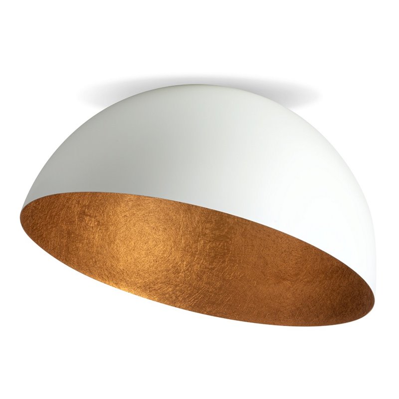 Sfera 90 biały/miedziany SIGMA Plafon Sfera 90 biały/miedziany SIGMA Plafon