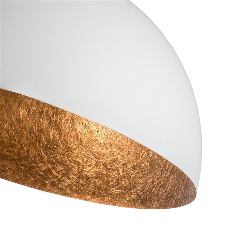 Sfera 90 biały/miedziany SIGMA Plafon Sfera 90 biały/miedziany SIGMA Plafon
