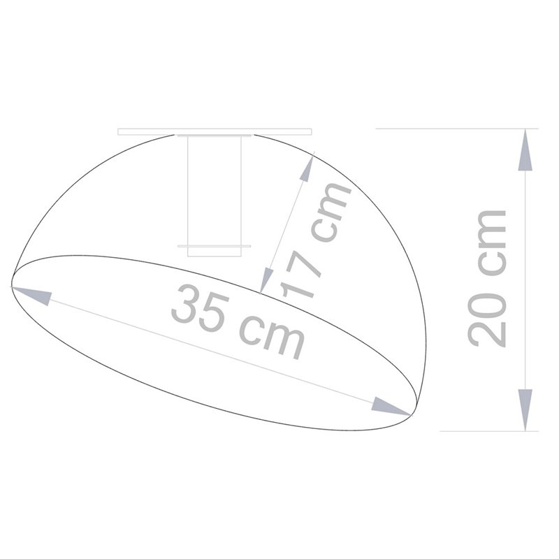 Sfera 35 czarny/miedziany SIGMA Plafon Sfera 35 czarny/miedziany SIGMA Plafon
