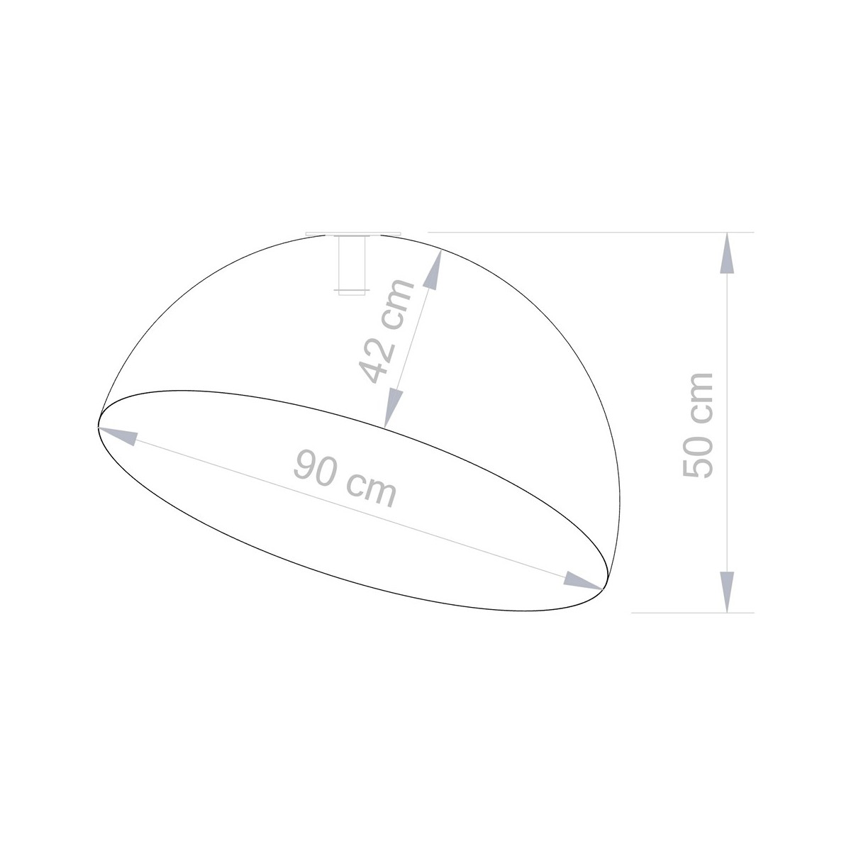Sfera 90 czarny/złoty SIGMA Plafon Sfera 90 czarny/złoty SIGMA Plafon
