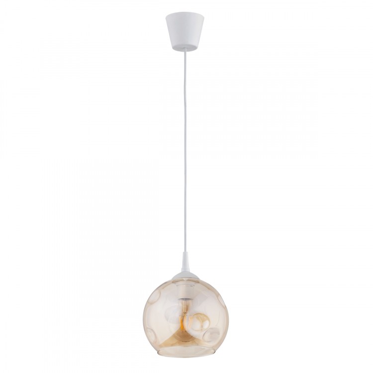 POLON BIAŁA 1xE27 Alfa Lampa Wisząca 61295