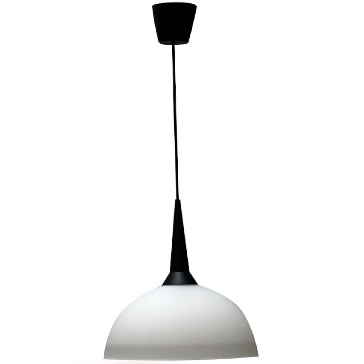 ARENA CZARNO-BIAŁA 1xE27 Alfa Lampa Wisząca