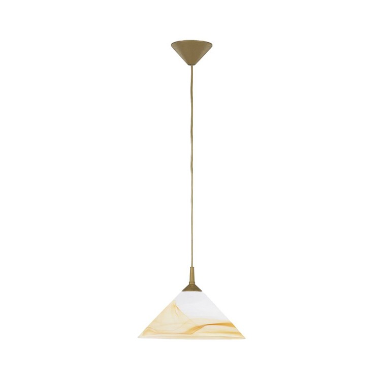 CHIŃCZYK 2 ZŁOTA 1xE27 Alfa Lampa Wisząca 11851