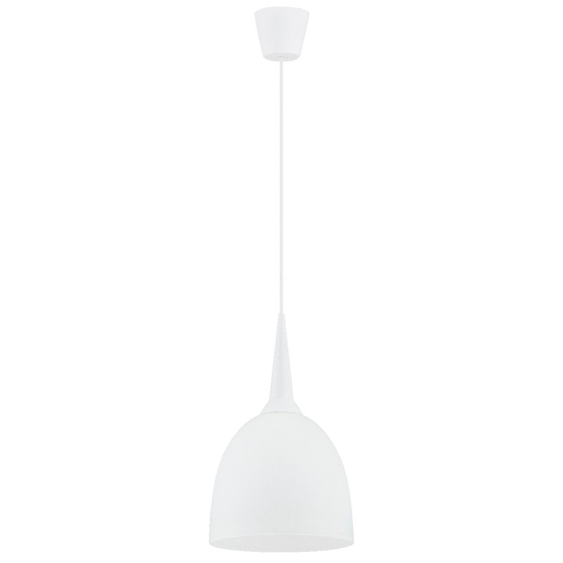 UNI BIAŁA 1xE27 Alfa Lampa Wisząca UNI BIAŁA 1xE27 Alfa Lampa Wisząca