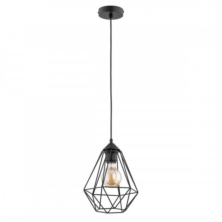 KOSMOS CZARNA 1xE27 Alfa Lampa Wisząca 60972
