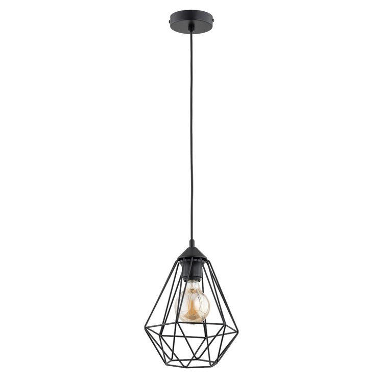 KOSMOS CZARNA 1xE27 Alfa Lampa Wisząca
