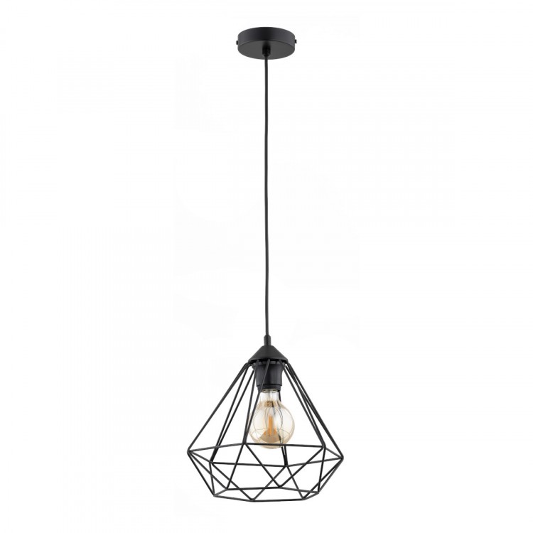 KOSMOS CZARNA 1xE27 Alfa Lampa Wisząca 60971