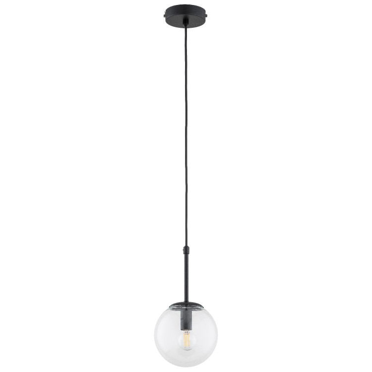 SEBIA CZARNA 1xE14 Alfa Lampa Wisząca 28741