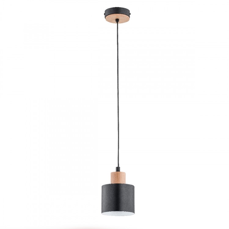 IVO CZARNA 1xE27 Alfa Lampa Wisząca 60733