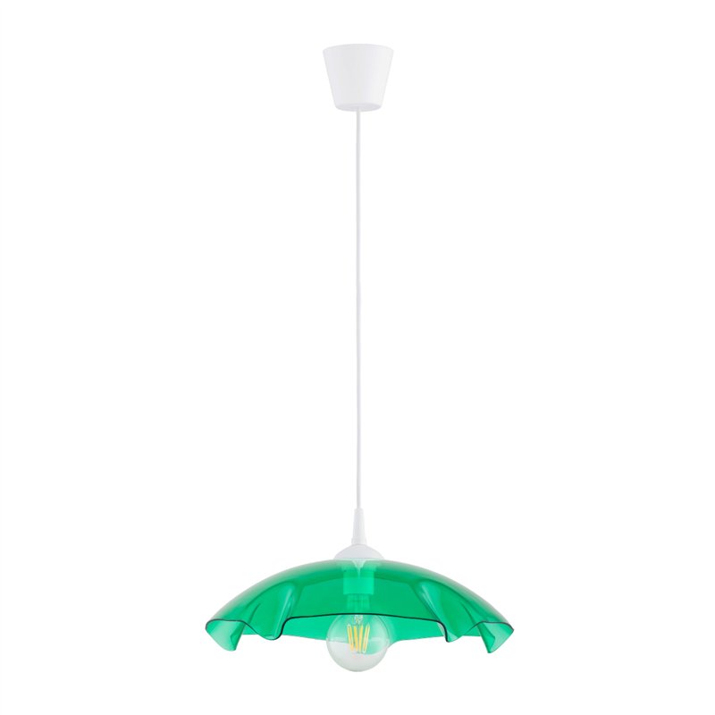 LILIA ZIELONA 1xE27 Alfa Lampa Wisząca LILIA ZIELONA 1xE27 Alfa Lampa Wisząca