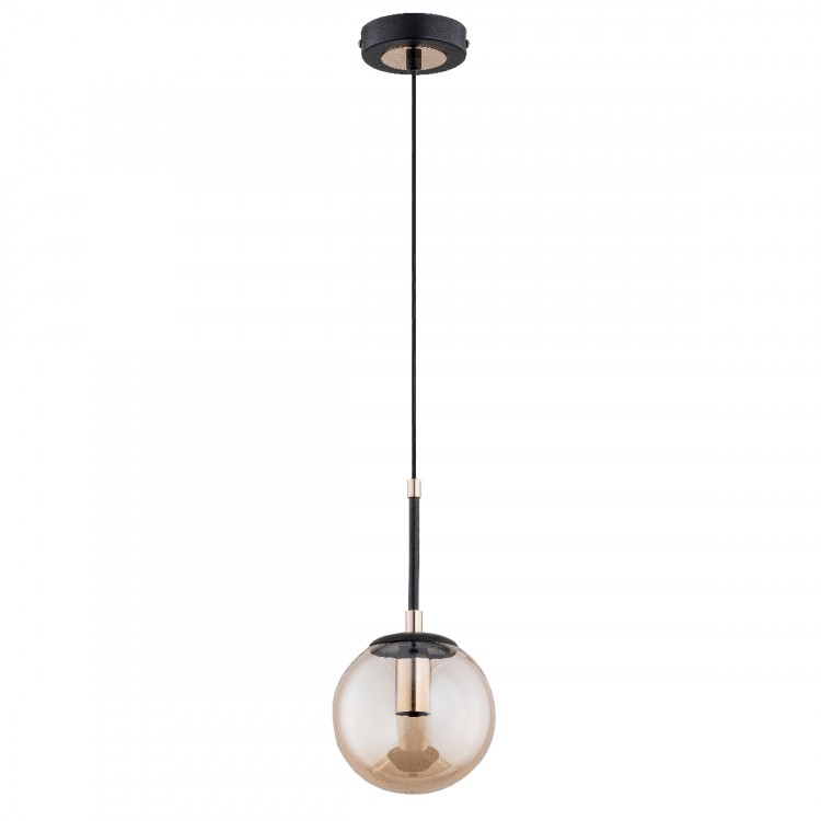 SEBIA CZARNA 1xE14 Alfa Lampa Wisząca 61081
