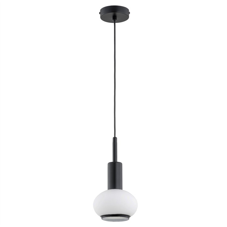 ZEBRA CZARNO-BIAŁA 1xE14 Alfa Lampa Wisząca