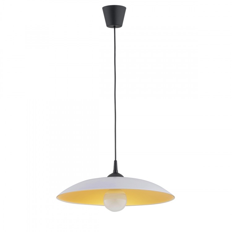 BETULA CZARNO-BIAŁA 1xE27 Alfa Lampa Wisząca 61191