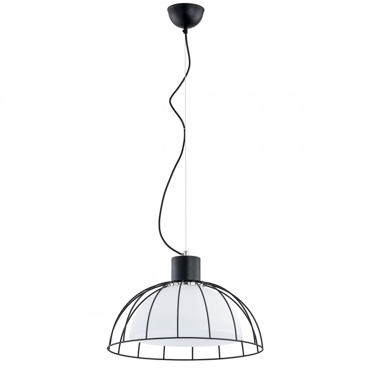 BONNY CZARNO-BIAŁA 1xE27 Alfa Lampa Wisząca 60466