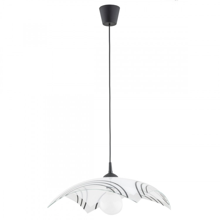 CHABER CZARNO-BIAŁA 1xE27 Alfa Lampa Wisząca 60984