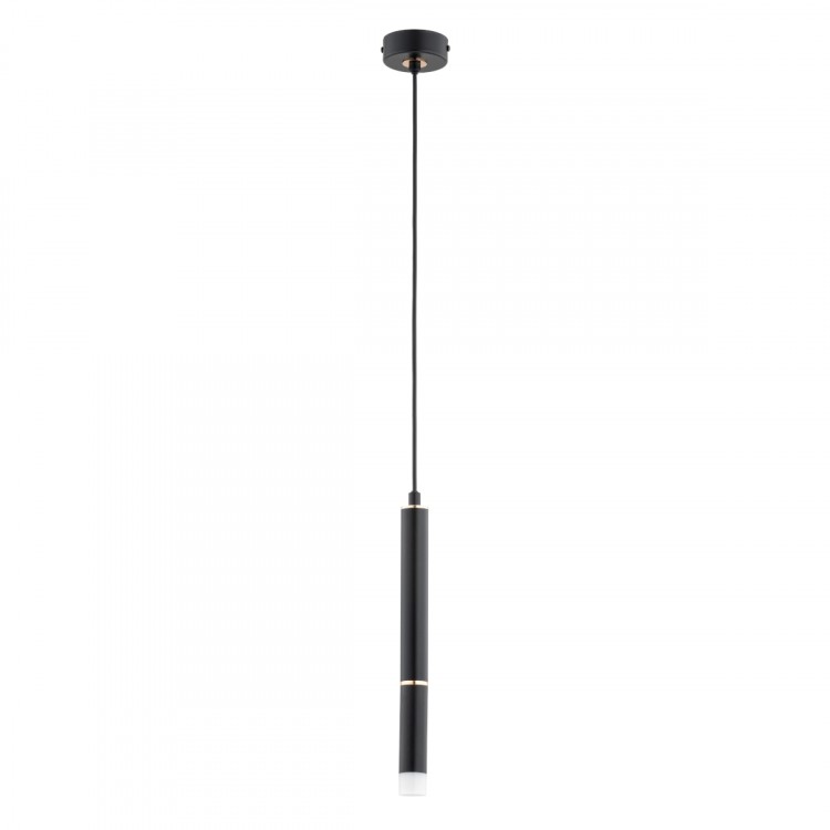 DERSO CZARNA & ZŁOTA 1xG9 Alfa Lampa Wisząca 61332