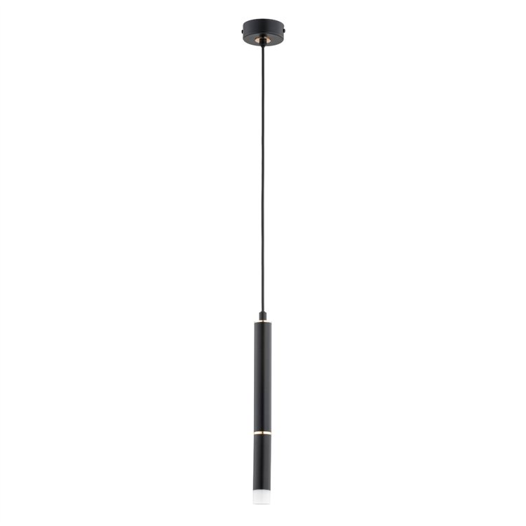 DERSO CZARNA & ZŁOTA 1xG9 Alfa Lampa Wisząca