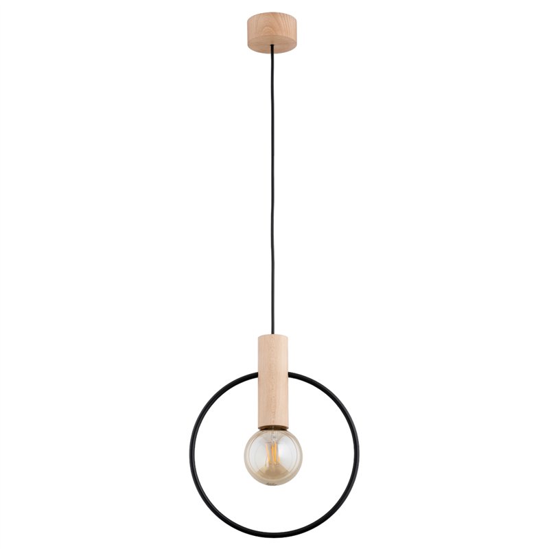 LABO DREWNIANA 1xE27 Alfa Lampa Wisząca LABO DREWNIANA 1xE27 Alfa Lampa Wisząca