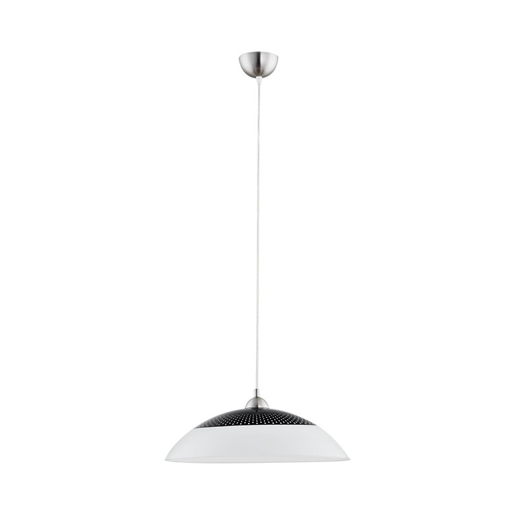 BEN CZARNO-BIAŁA 1xE27 Alfa Lampa Wisząca 9185