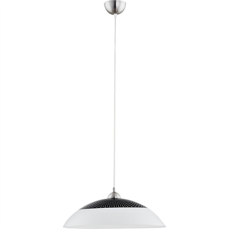 BEN CZARNO-BIAŁA 1xE27 Alfa Lampa Wisząca