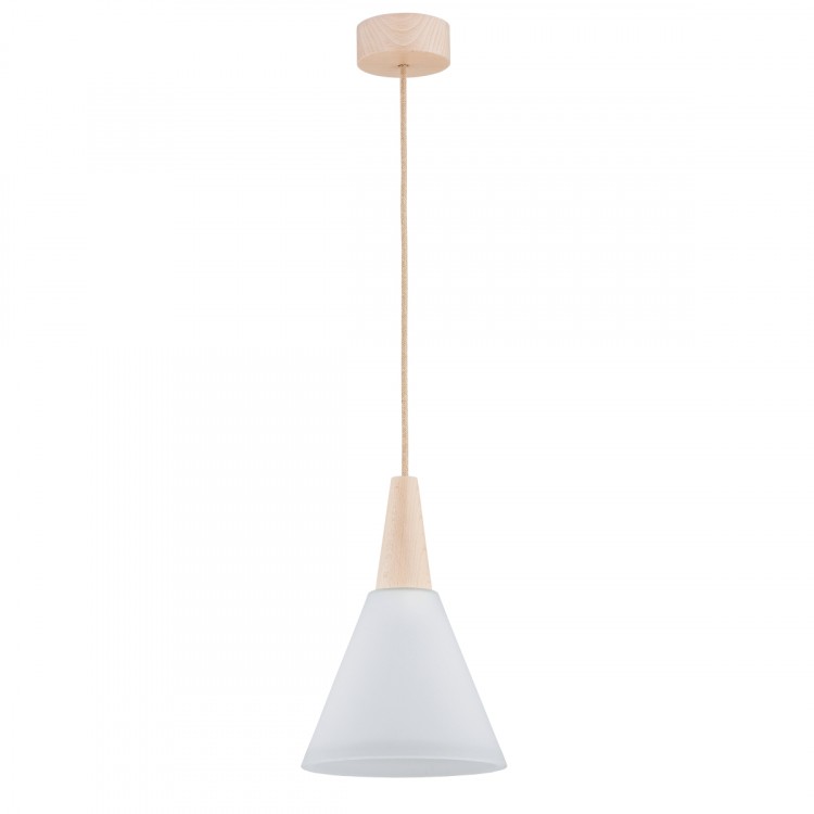 BEVEL DREWNIANA 1xE27 Alfa Lampa Wisząca 61210