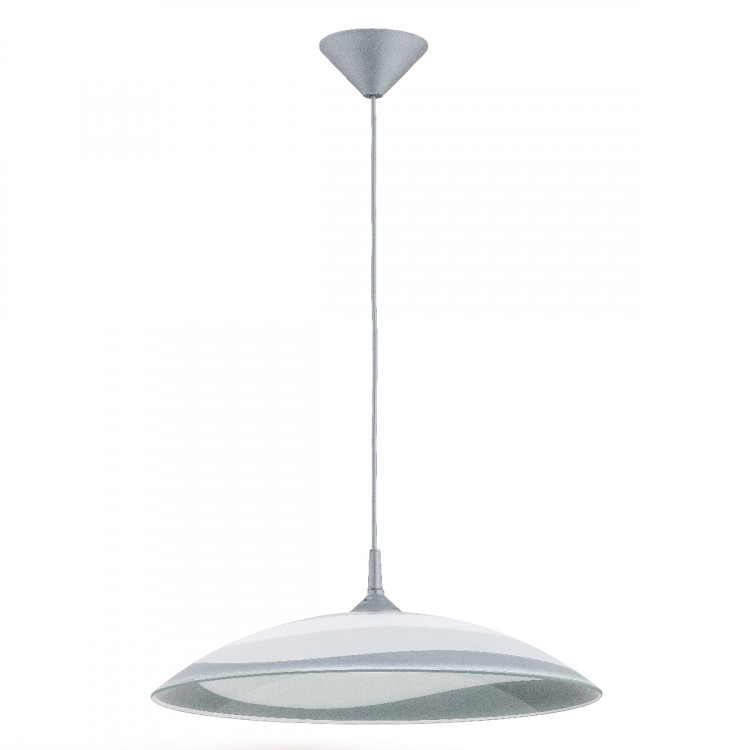 TAWOLO SREBRNA 1xE27 Alfa Lampa Wisząca 60594
