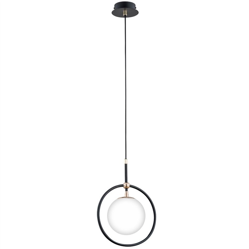 AKIRA CZARNO-BIAŁA 1xE14 Alfa Lampa Wisząca AKIRA CZARNO-BIAŁA 1xE14 Alfa Lampa Wisząca
