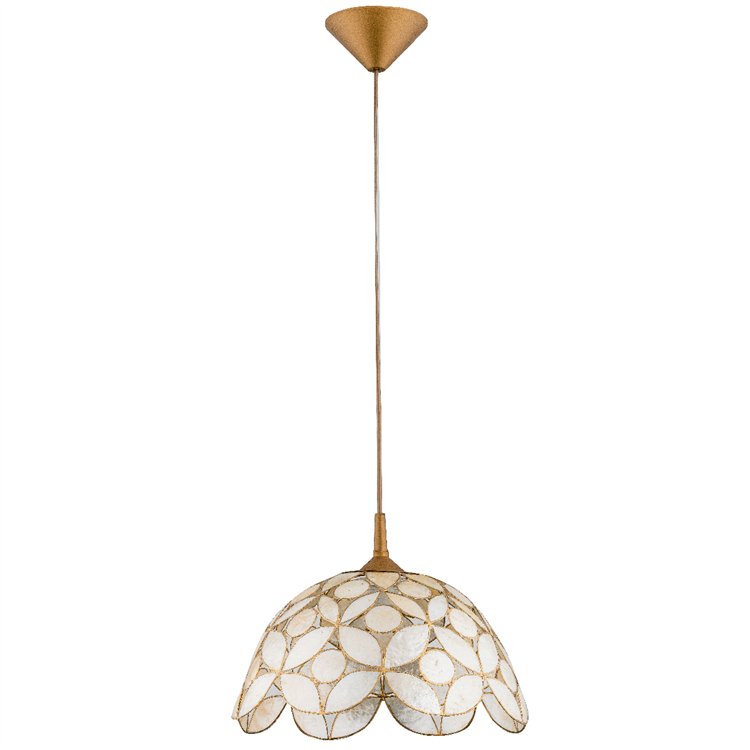 GEORGE ZŁOTA 1xE27 Alfa Lampa Wisząca