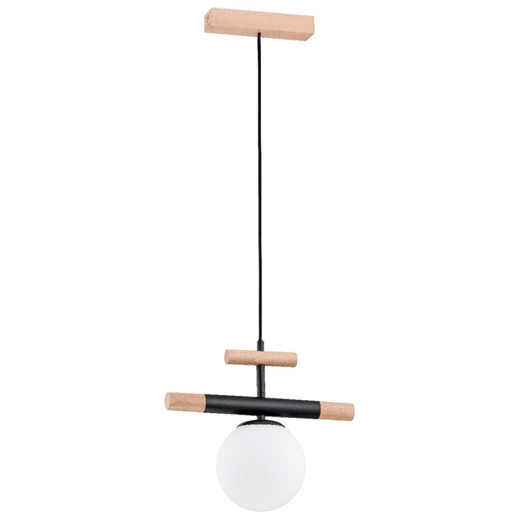TRENDY DREWNIANA 1xE14 Alfa Lampa Wisząca