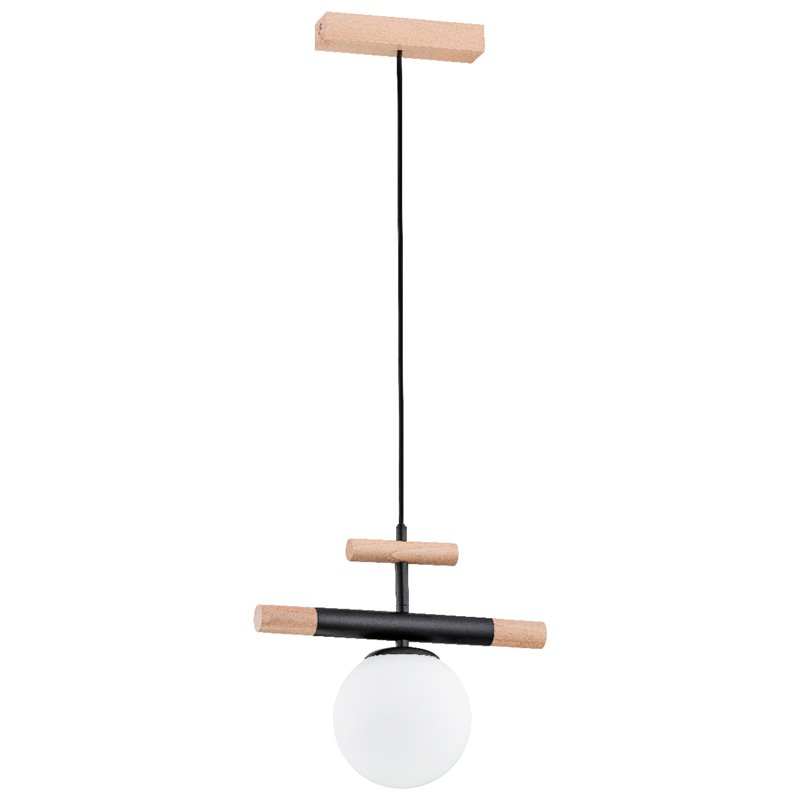 TRENDY DREWNIANA 1xE14 Alfa Lampa Wisząca TRENDY DREWNIANA 1xE14 Alfa Lampa Wisząca