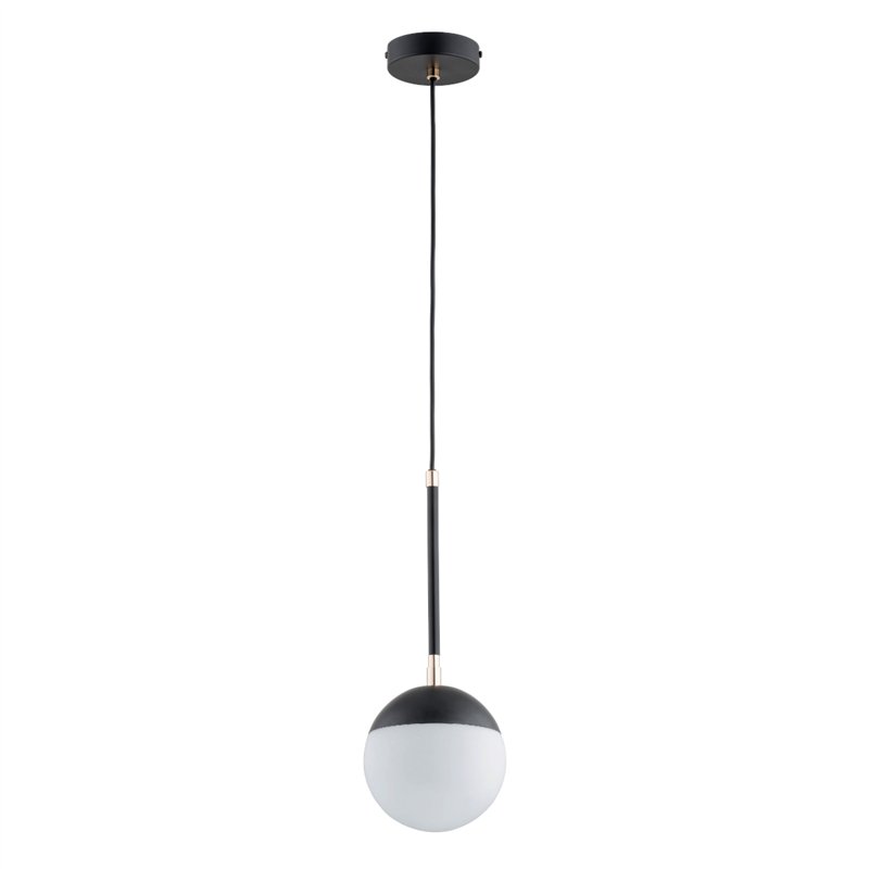 VOLDA REX CZARNO-BIAŁA 1xE14 Alfa Lampa Wisząca VOLDA REX CZARNO-BIAŁA 1xE14 Alfa Lampa Wisząca