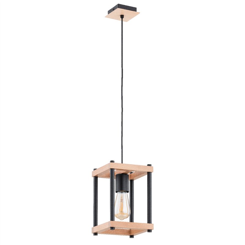 DASO DREWNIANA 1xE27 Alfa Lampa Wisząca DASO DREWNIANA 1xE27 Alfa Lampa Wisząca