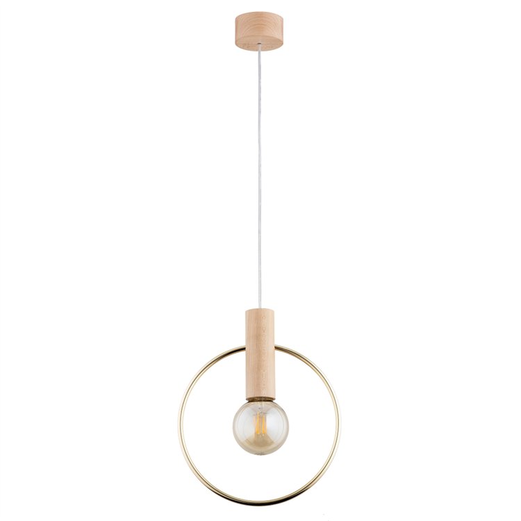 LABO DREWNIANA 1xE27 Alfa Lampa Wisząca