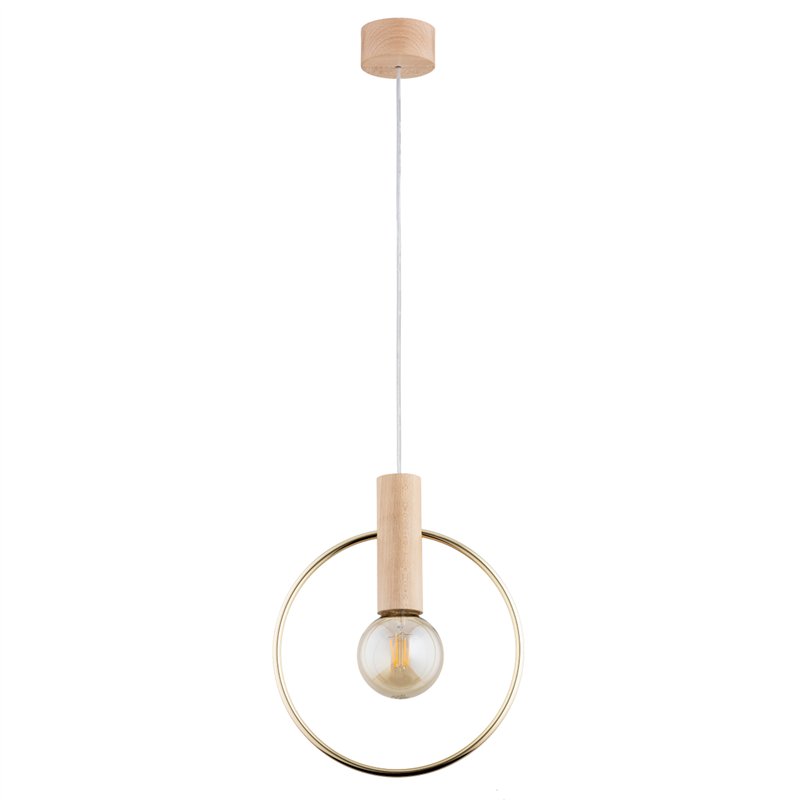 LABO DREWNIANA 1xE27 Alfa Lampa Wisząca LABO DREWNIANA 1xE27 Alfa Lampa Wisząca