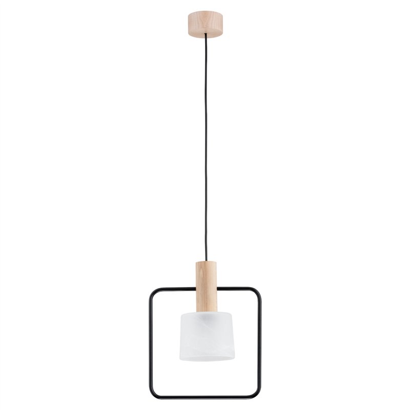 MERC DREWNIANA 1xE27 Alfa Lampa Wisząca MERC DREWNIANA 1xE27 Alfa Lampa Wisząca