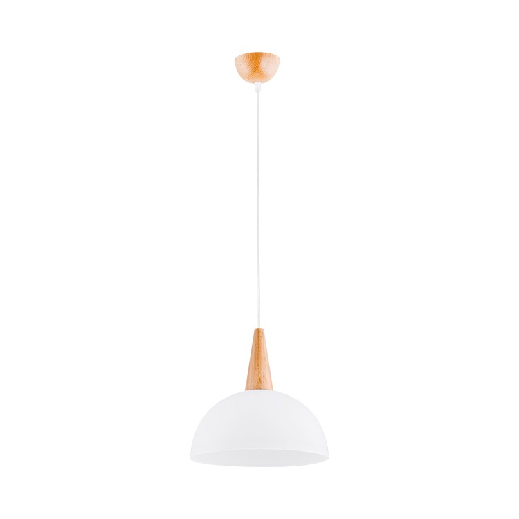 ANJA DREWNIANA 1xE27 Alfa Lampa Wisząca 9626
