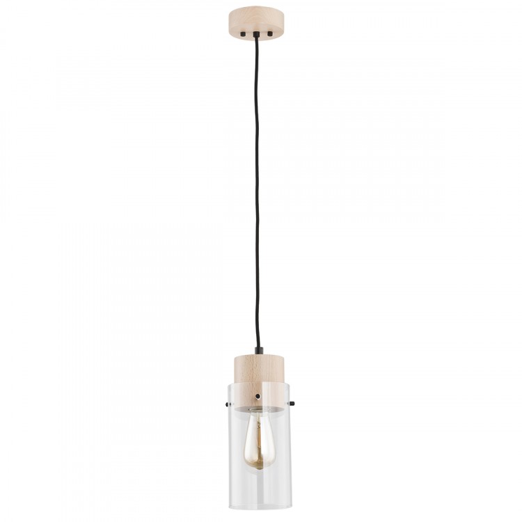 TANTUM DREWNIANA 1xE27 Alfa Lampa Wisząca 60380