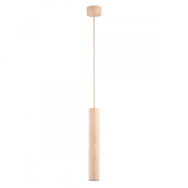 ANAID DREWNIANA 1xGU10 LED Alfa Lampa Wisząca 61161