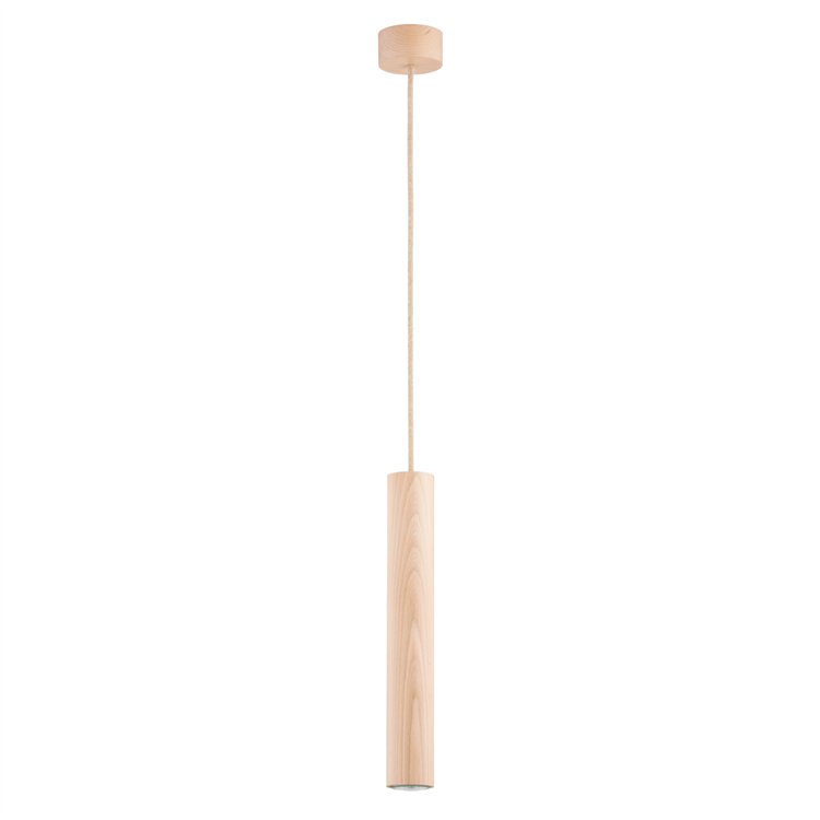 ANAID DREWNIANA 1xGU10 LED Alfa Lampa Wisząca