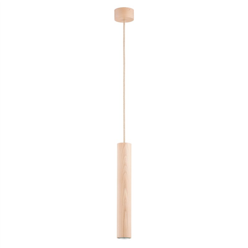 ANAID DREWNIANA 1xGU10 LED Alfa Lampa Wisząca ANAID DREWNIANA 1xGU10 LED Alfa Lampa Wisząca