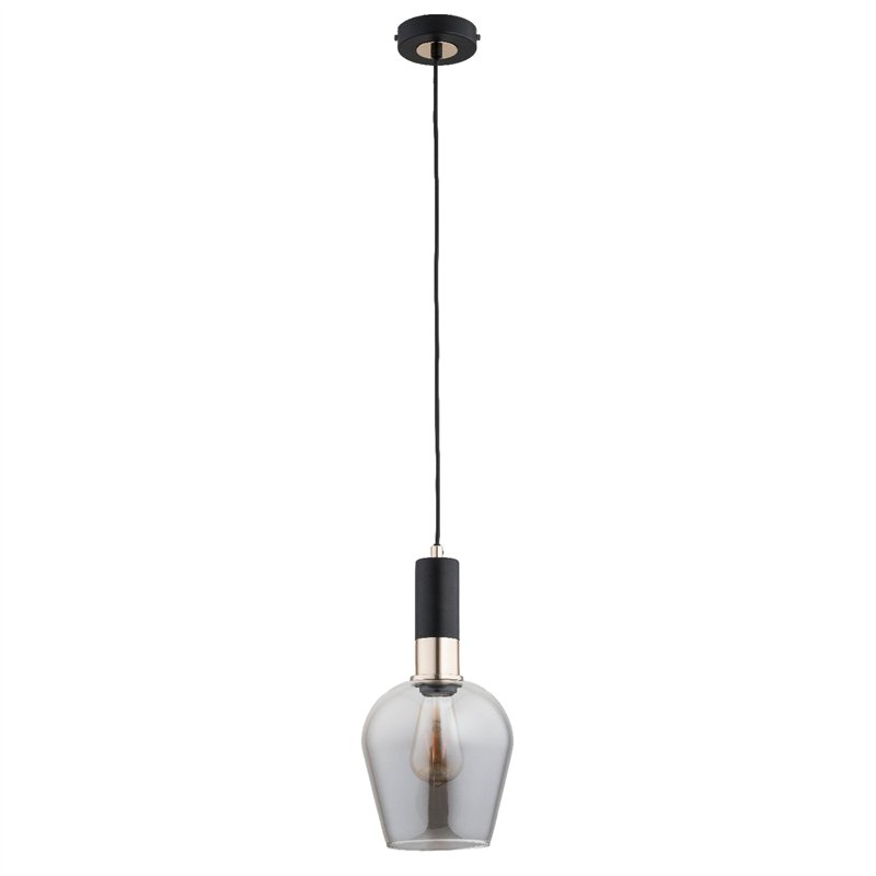 GARDA CZARNA & ZŁOTA 1xE27 Alfa Lampa Wisząca GARDA CZARNA & ZŁOTA 1xE27 Alfa Lampa Wisząca